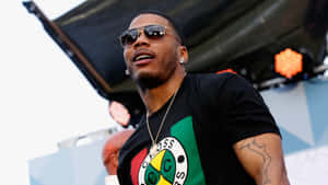 Nelly On Stage Performing Live Wallpaper