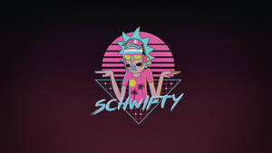 Neon Aesthetic Rick Schwifty Wallpaper