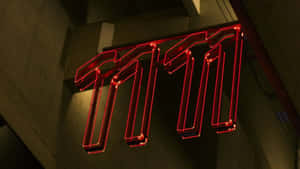 Neon Angel Number1111 Wallpaper