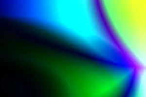 Neon Blue Green Fantasy Art Wallpaper