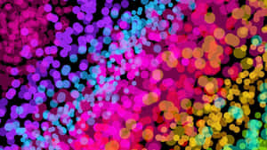 Neon Colors Bokeh Wallpaper