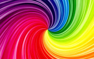 Neon Colors Spiral Wallpaper