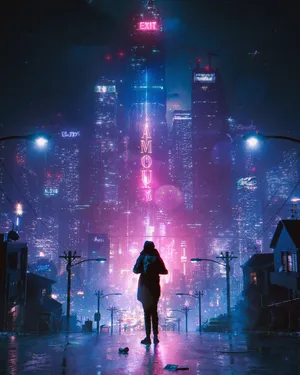 Neon Cyberpunk Cityscape.jpg Wallpaper