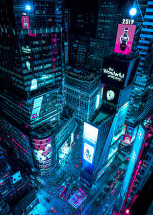 Neon Cyberpunk Cityscape.jpg Wallpaper