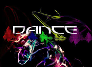 Neon_ Dance_ Vibrant_ Abstract Wallpaper