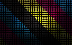 Neon Dot Gradient Background Wallpaper
