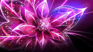 Neon_ Floral_ Abstract_ Art.jpg Wallpaper