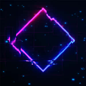 Neon_ Geometric_ Energy_ Pulse Wallpaper