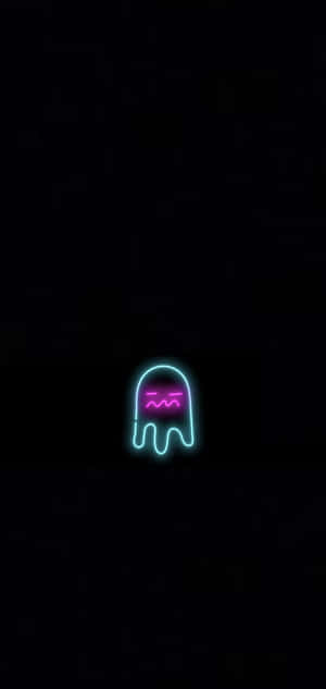 Neon Ghost Aesthetic Wallpaper