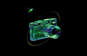 Neon Glow Transparent Camera Wallpaper