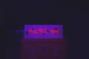 Neon Hurt Me Tumblr Wallpaper