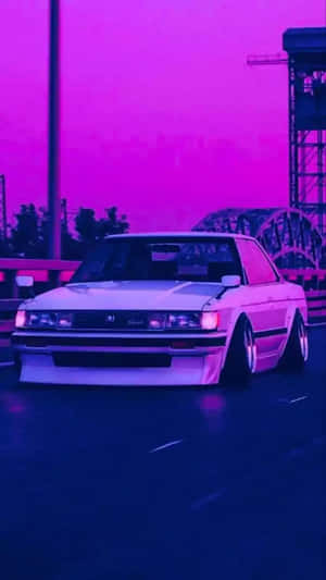 Neon J D M Car Profile Wallpaper