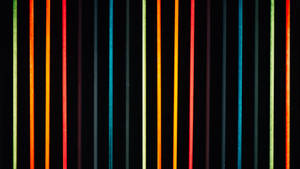 Neon Light Stripes Wallpaper