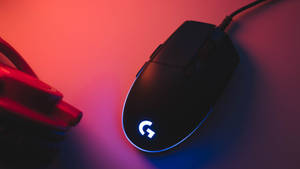 Neon Lights Logitech Mouse Wallpaper