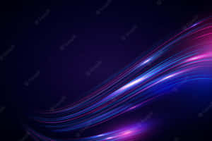 Neon Lights Shine Brightly In The Abstract Wallpaper