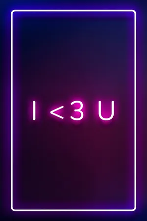 Neon Love Expression Aesthetic.jpg Wallpaper