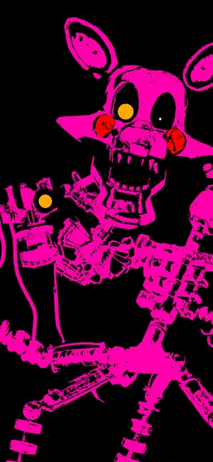 Neon Mangle Fnaf Aesthetic Wallpaper