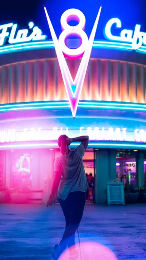 Neon Night Dance Wallpaper