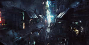 Neon_ Nightfall_ Cityscape Wallpaper