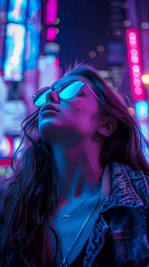 Neon Nightlife Urban Dreamer Wallpaper