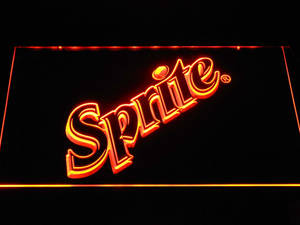 Neon Orange Led Sprite Light Wallpaper