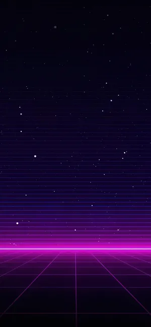 Neon Purple Iphone Galaxy Stripes Wallpaper