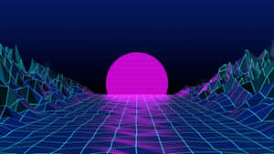 Neon_ Purple_ Retro_ Synthwave_ Landscape.jpg Wallpaper