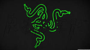 Neon Razer Logo Wallpaper