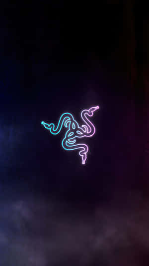 Neon_ Snake_ Art_i Phone_ Wallpaper Wallpaper