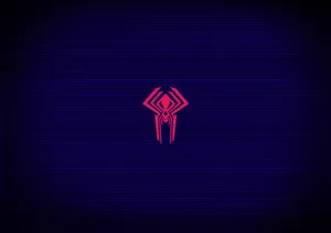 Neon Spider Symbol Wallpaper Wallpaper