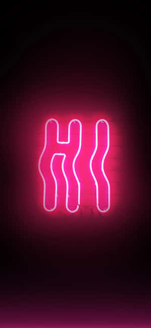 Neon Squigglesi Phone Wallpaper Wallpaper