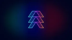 Neon Tree Logo Gradient Background Wallpaper