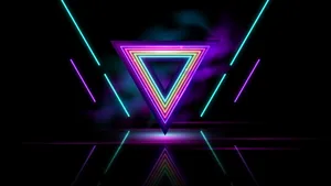 Neon_ Triangle_ Abstract_ Lights.jpg Wallpaper