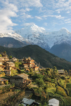 Nepal Narchyang Village Wallpaper