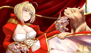 Nero Claudius Emperorand Lion Wallpaper