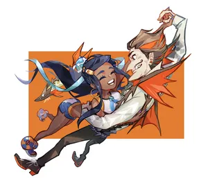 Nessa With Human Barraskewda Wallpaper