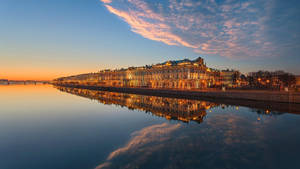 Neva River In Saint Petersburg Wallpaper