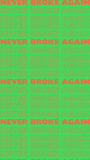 Never Broke Again Logo Pattern Wallpaper