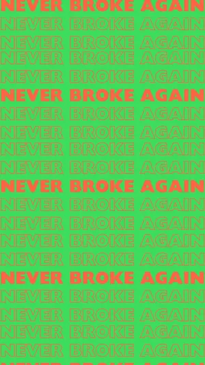 Never Broke Again Logo Pattern Wallpaper
