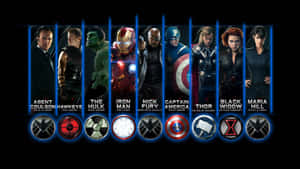 New Avengers Team Assemble In Action Wallpaper