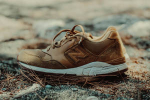 New Balance Khaki Brown Colour Wallpaper