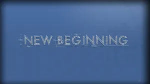 New Beginning Text Wallpaper