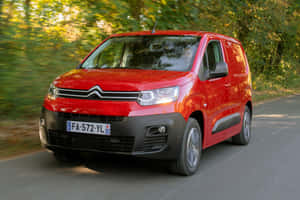 New Citroen Berlingo Passenger Car Parked Outdoors Wallpaper