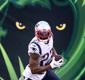 New England Cornerback Jc Jackson Illustration Wallpaper
