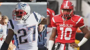 New England Patriots Cornerback Jc Jackson With His Old Portrait Wallpaper