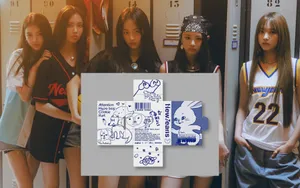 New Jeans_ Group_ Photo_ Locker_ Background Wallpaper