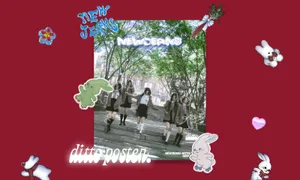 New Jeans Promotional Poster Wallpaper