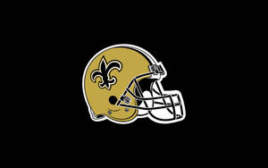 New Orleans Saints Helmet Simple Artwork Wallpaper