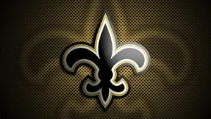 New Orleans Saints Logo Dotted Background Wallpaper