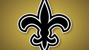 New Orleans Saints Zoomed Logo Wallpaper